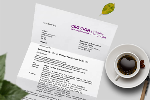 planning application for Croydon